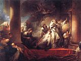 Jean-Honore Fragonard Coresus Sacrificing himselt to Save Callirhoe painting